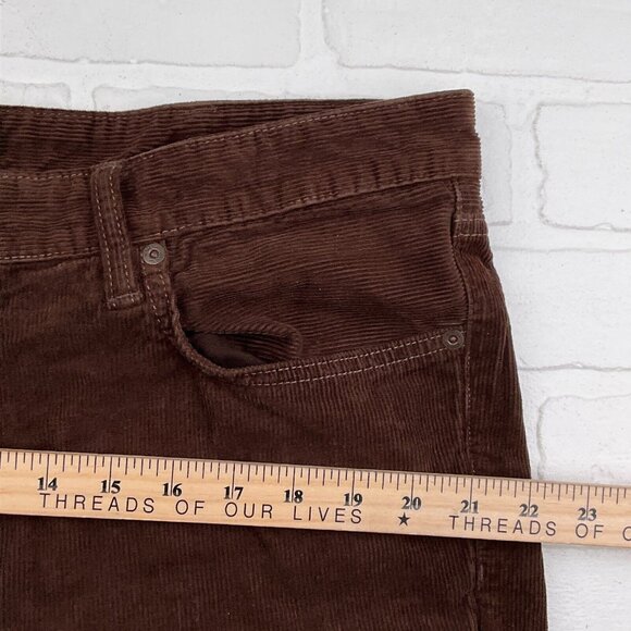 Polo Ralph Lauren Pants Mens 38Wx30L Act 27L‎ Brown Corduroy Cotton - Picture 9 of 13